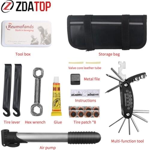 Bicycle Repair Kits Bag Bike Multifunction Tools Cycling Repair Tools Kits set Tire Repair Kits Tool Bottle Bag Portable