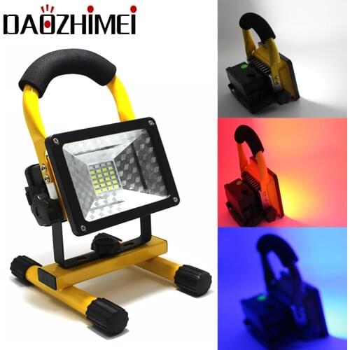 2000LM LED Workight Rechargeable Portable Spotlight Searchlight Outdoor Emergency Hand Work Lamp Light for Camping Waterproof La