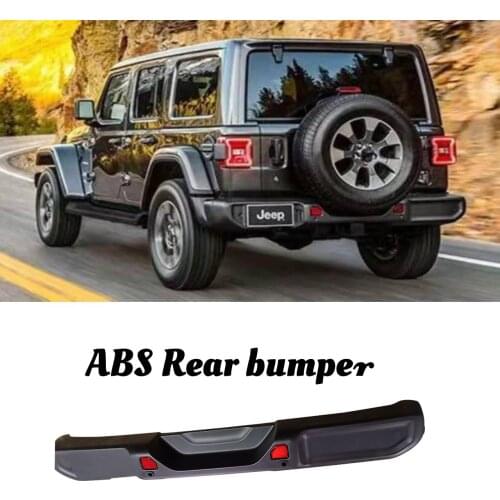 JL1211 ABS JL Rear Bumper with Radar hole for JEEP Wrangler JL2018+ LANTSUN