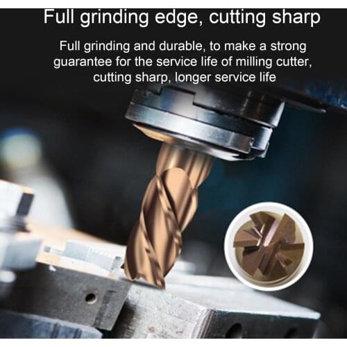 1mm/1.5mm/2mm/2.5mm/3mm/3.5mm/4mm Tungsten Steel 3-flute Milling Cutter HRC55 Carbide CNC Maching End Mill Cutting tool