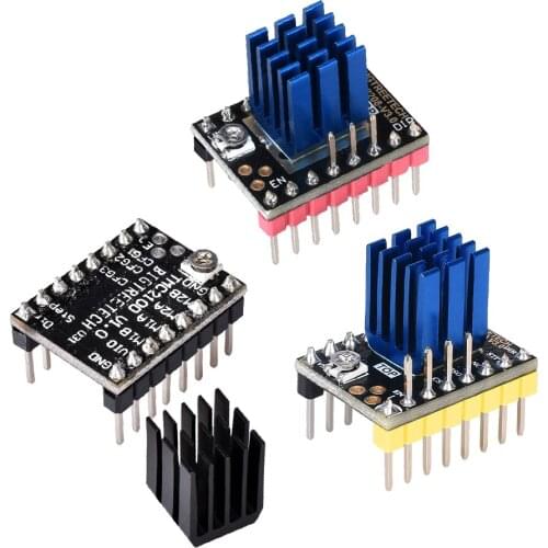 4/5PCS TMC2130 TMC2208 V3.0 STEP Stepper Motor StepStick Driver Silent With Heatsink For SKR V1.3 PRO GEN Ramps 1.6 MKS TMC2100