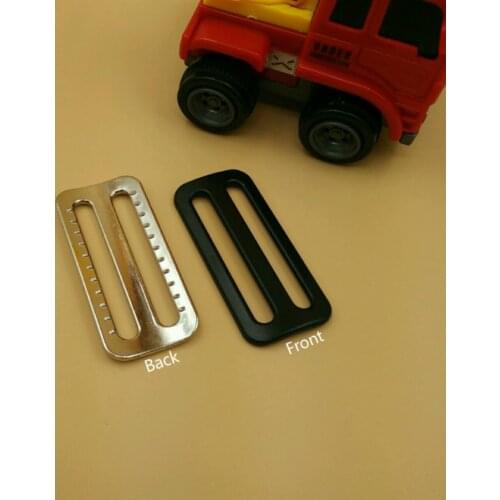 Free Shipping 2" High Quality Curve 4pcs Metal Adjust Buckle Zinc Alloy Tri Bar Slider For 50mm Webbing Straps Backpack