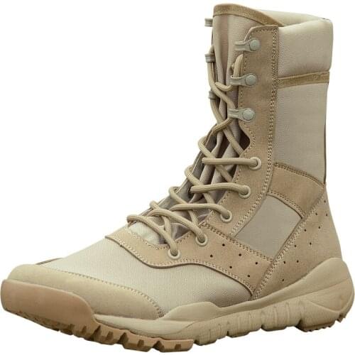 Couple boots Breathable Combat Boots High Top Desert Boots Men Outdoor Special Forces Shoes Hiking Boots Man Tactical Army 2A