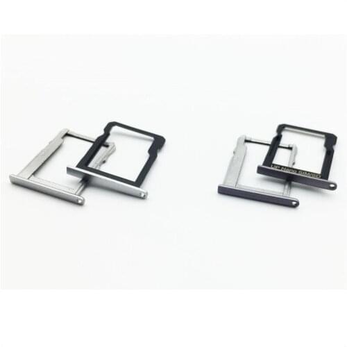 Black White New SIM Card Tray + Micro SD Card Slot Holder Adapter For Huawei Ascend P7 Sim+SD Card Reader Replacement Parts