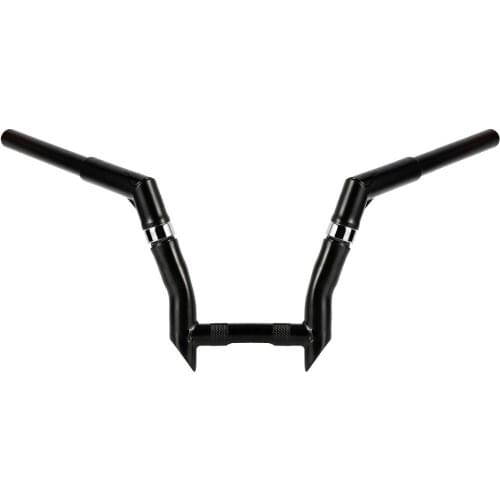 Black 10" Rise 1.25" Handlebar For Harley FLS FLSS FLSTC FLSTF FLSTFB FXDB FLD FLS Dyna Softail Custom Deluxe Night Train 00-17