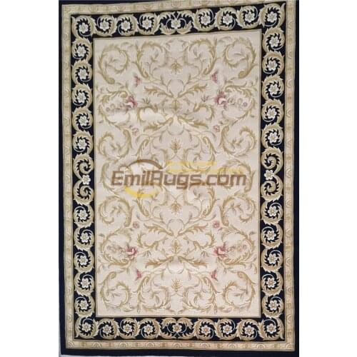 Oriental rug handwoven wool carpets An Interesting Antique Spanish savonery Folk Bedroom large thick rugs