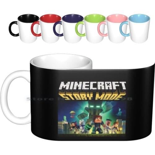 Story Mode Ceramic Mugs Coffee Cups Milk Tea Mug Story Design Game Kids Story Cool Funny Gamer Gamer Creative Trending Vintage