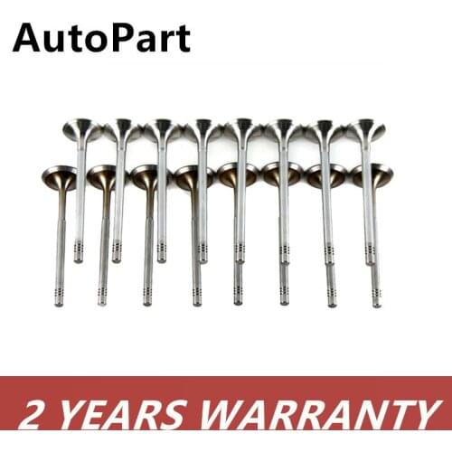 036109611K Engine Intake Valve Exhaust Valve Set For Audi A1 A3 VW Tiguan Jetta Golf Passat Seat Skoda 1.4TSI CAVD 036109601AD