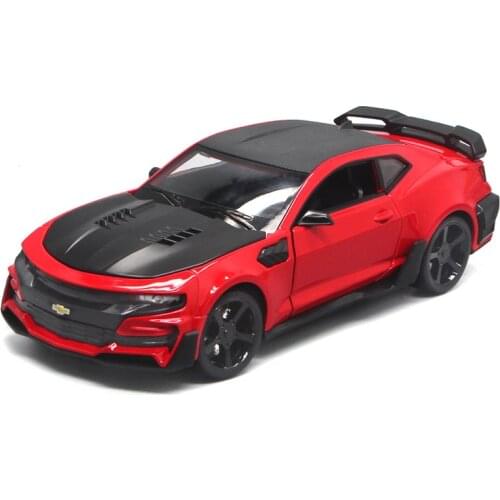 TAKARA TOMY 1:24 Model Car Boy Sound Light Toy Car Collection with Acousto-optic Return Force Chevrolet Bumblebee