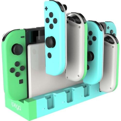 IPega Gamepad Controller Charger Charging Dock Stand Station Holder for Nintend Switch Joy-Con Game Console with Indicator