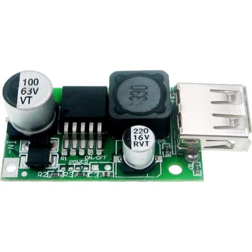 LM2596HV 5V DC-DC Step Down Buck Converter Module 9V 12V 24V 36V 48V to 5V 3A USB Charger Module Board