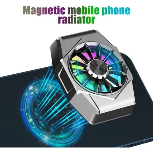 Phone Magnetic Radiator ABS Game Cooler System Quick Cooling Fan For Iphone Xiaomi Black Shark 4 With Battery кулер для телефона