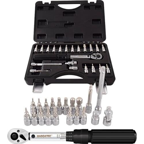 21 In 1 Torque Wrench Bits Set Bicycle Motorcycle Detection Repairing Tool Kit Multipurpose Utility Tools Kit Home Bicycle Fix