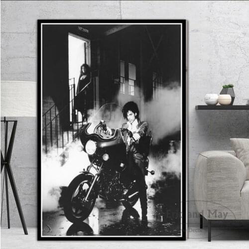 Prince Rogers Nelson Rock Music Singer Star Posters And Prints Canvas Painting Art Wall Pictures Aesthetic Room Decor Quadro