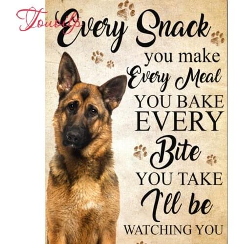 TOUOILP Full Square/Round Every snack you make every meal you bake every bite you take I'll be watching you 5d Diamond Painting