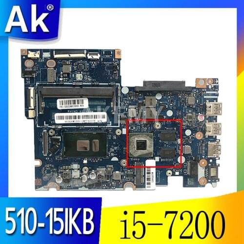 FOR Lenovo YOGA 510-15IKB FLEX 4 1580 laptop motherboard 5B20M32599 BIUS4/S5,CIUY0/Y1 LA-E221P mainboard With i5-7200 2.5 Ghz 2G