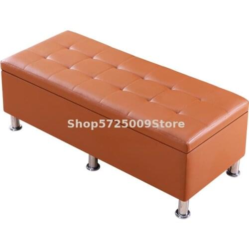 Clothing Store Sofa Bench Bench Storage Fitting Room Stool Rest Bench Shoe Store Shoe Change Bench Bench Bench Footstool Leather