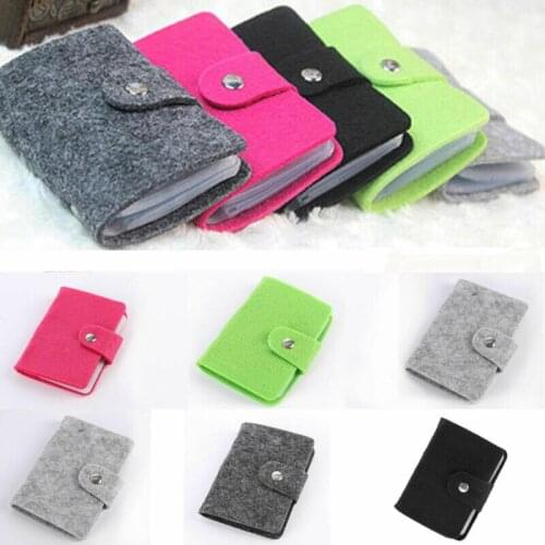 Vintage Womens Mens ID Credit Card Button Case Holder Wallet Organizer Gift Card Cute Holders Wallet Case Change Purse New Hot