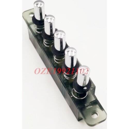 1PC 3-Interlock 1-Reset 1-Latching 5 Keys Button Switch 250VAC 4A for Kitchen Hood /Range Hood