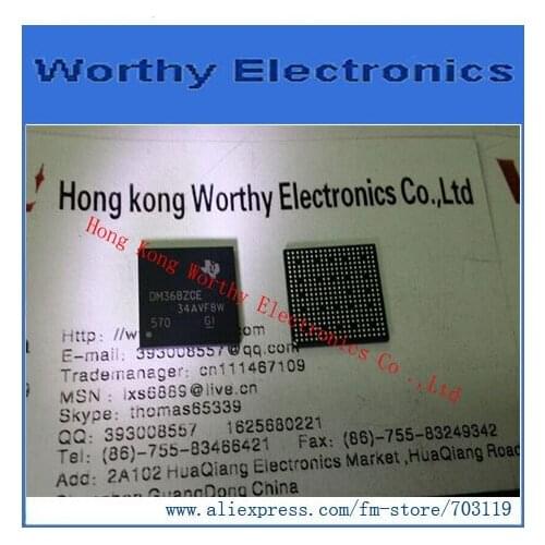 10PCS/LOT TMS320DM368ZCE TMS320DM368Z TMS320DM36 DM368ZCE IC DGTL MEDIA SOC 338NFBGA