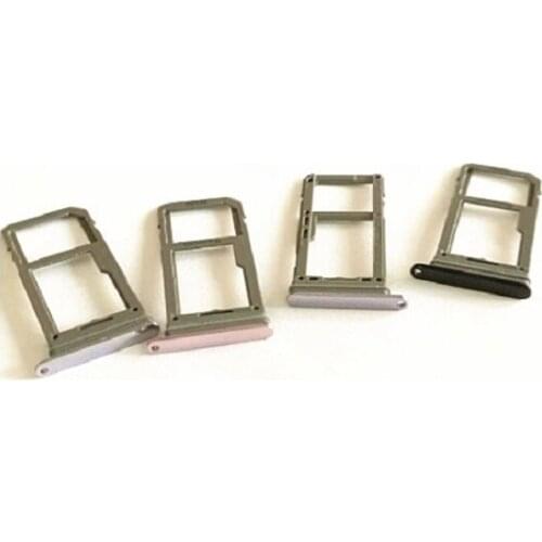 100PCS/Lot SIM Card Slot SD Card Tray Holder Adapter Single SIM and Dual SIM for Samsung Galaxy S8 G950 S8 Plus G955