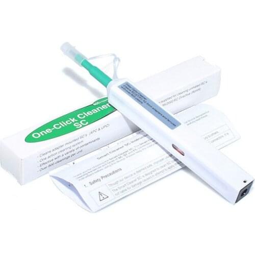 One-Click Fiber Optic Connector Cleaner Pen 5pcs for SC/ST and FC Connectors Fiber Cleaner