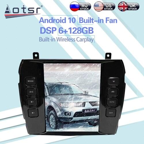 6+128GB For Jaguar XJ 2004 - 2008 Android 10 Tesla Car Radio Wireless Carplay GPS Navigation DSP Car Multimedia Player