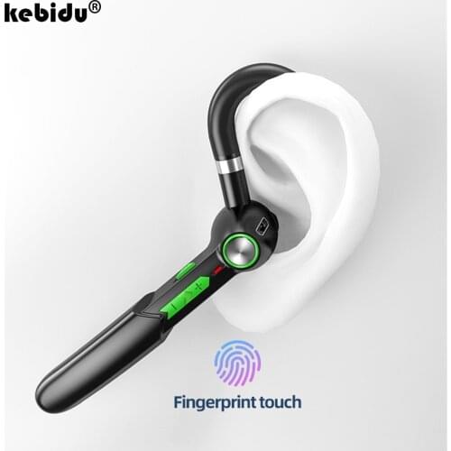 Kebidu Bluetooth Earphones Touch Control Stereo HiFi Handsfree Noise Reduction Headset Wireless Headphones With HD Mic Earbuds