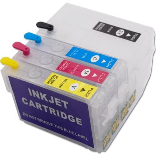 252xl Refill Ink Cartridge With Auto Reset Chip For For Epson WF-3620 WF-3640 WF-7110 WF-7610 WF-7620 WF-7110 WF-5190