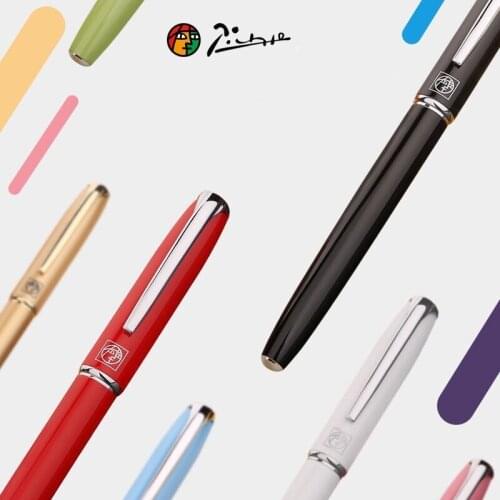 PICASSO 916 BLACK AND SILVER ROLLER BALL PEN ORANGE RED 6 COLORS FOR CHOOSE OFFICE BUSINESS BEST GIFT CAN ORDER ORIGINAL BOX