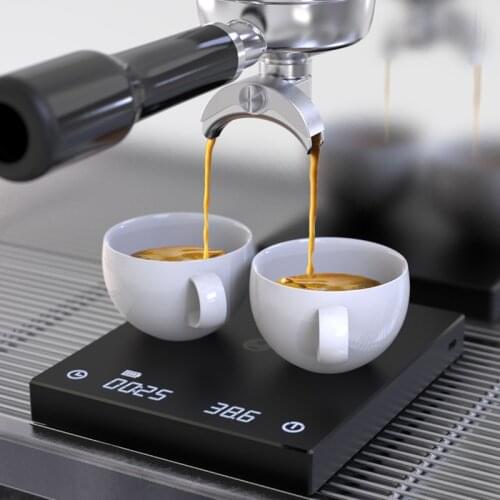 TIMEMORE B22 Black Mirror BASIC Electronic Scale Pour Over Espresso Coffee Scale Smart Scale Automatic Timing Kitchen Scales 2kg