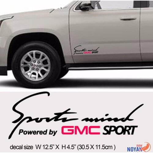For 2xsports mind, powered by sport, RACING STICKER 12.5" Car Styling