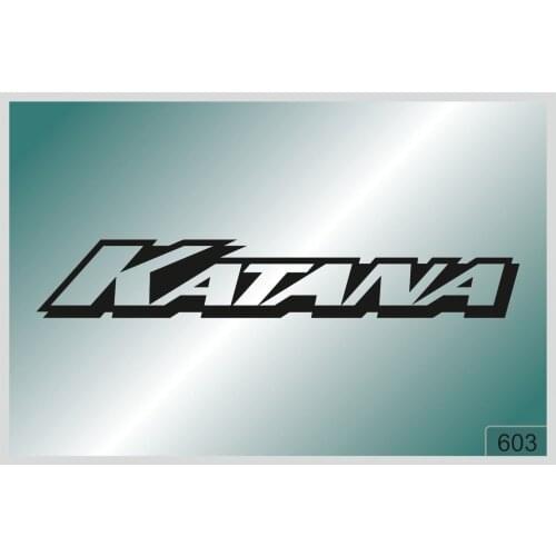 For Katana -2 pcs. stickers HIGH QUALITY DECALS different colors 603