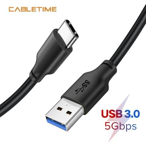 CABLETIME Type C Cable 3A for Samsung S9 USB 3.0 Fast Charge Type-C Mobile Phone Charging Wire USB C Cable for Xiaomi N311