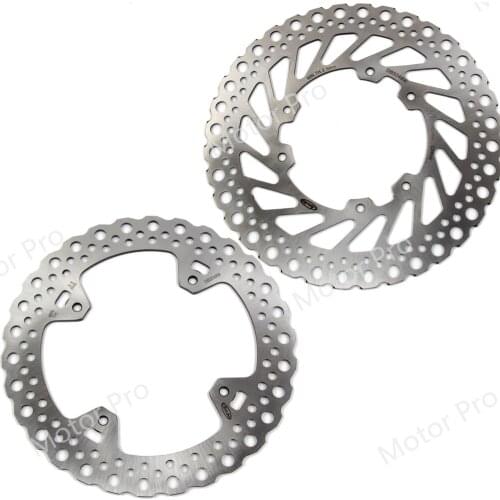 For Honda CRF 450 R 2002 - 2014 Front Rear Brake Disc Disk Rotor Kit CRF450R CRF450 450R 2003 2004 2005 2006 2007 2008 2009 2010