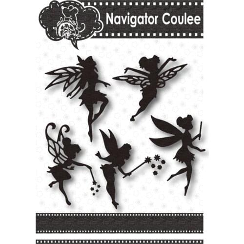 Flower Fairy Metal Cutting Die, Combination Set, Girl Die, Scrapbook, Paper, Craft Knife Stamp Die Decoration 2021