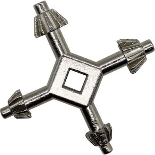 4 In 1 Multi-function Key Drill Universal Chuck Drilling Holder Spanner Ratchet Socket Ring Combination Grip Star Wrench Tool