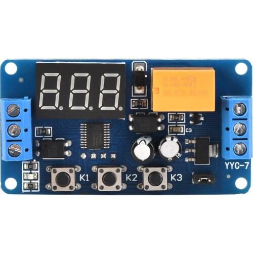Timer Module Adjustable Cycle Timer Control Relay Time Delay Switch Module 3V 3.7V 4.5v 5v 6v 7.4V
