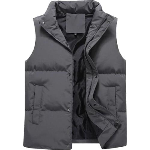 Oversized Mens Vest Jacket Autumn Warm Sleeveless Jackets Male Winter Casual Waistcoat Vest Plus Size Veste Homme Men Clothing