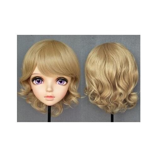 NEW-04) Handmade Female Resin Crossdress Pretty Girl BJD Masks Japanese Anime Cosplay Kigurumi Mask