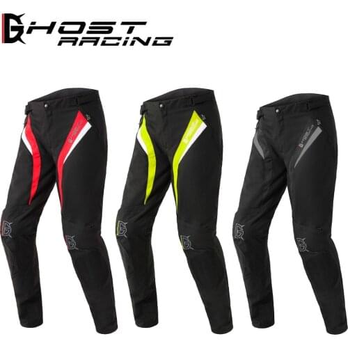 Slim pants motorcycle off-road motorcycle pants drop resistance automobile race pants cycling jean with kneed protection pads