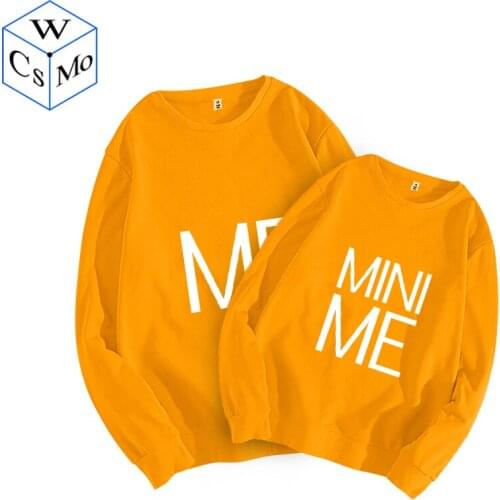 Family Matching Clothes Me&Mini Me Sweatshirts Father&Son Matching Outfits Matching Clothing Daddy and Me Outerwears Tops