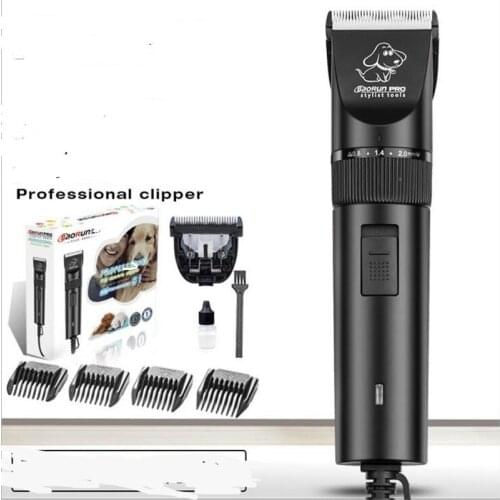 Professional Corded Pet Hair Trimmer Quiet Electric Fur Cutter Dog Cat Rabbit Haircut Machine Grooming Shear Cut Scissor Razor