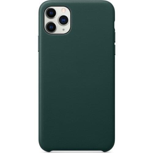 Vintage Green Phone Case New For iPhone 12 11 Pro Max 12 Mini Luxury PU Leather Shockproof Original Design Back Cover
