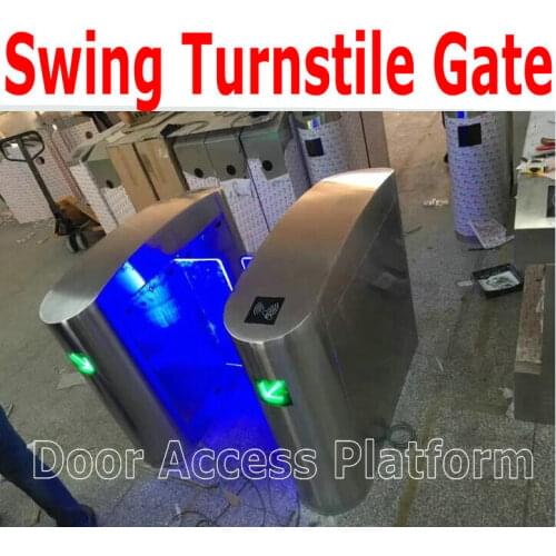 Swing Gate Turnstile 1 order=1 left gate+1 right gate access public transport swing Fast Speed gate Turnstie Gate access control