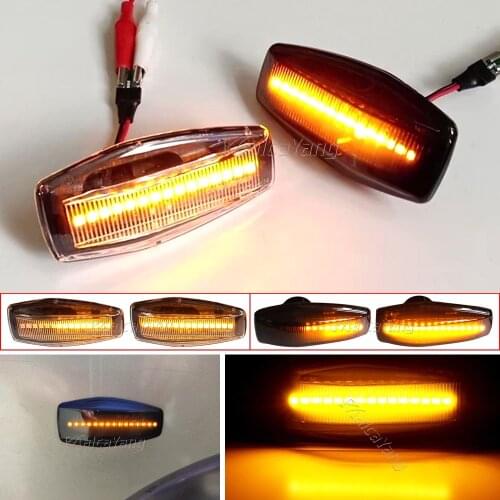 2Pcs Turn Signal Lamp For Hyundai Elantra Getz XG Tucson Dynamic Indicator LED Side Marker Light For KIA RIO SEDONA SPORTAGE