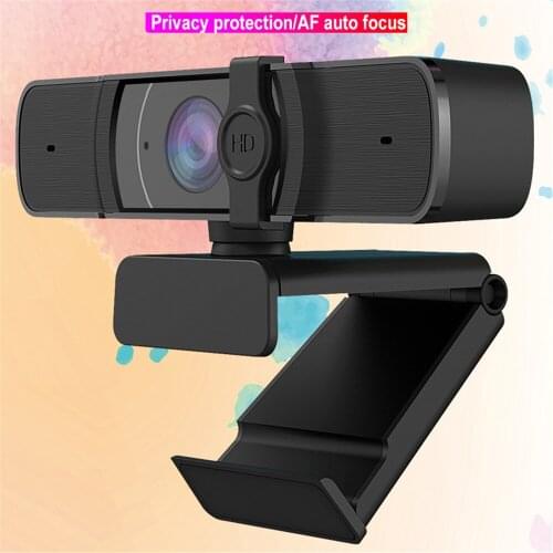 1920*1080P Webcam HD Computer PC WebCamera with Microphone Rotatable Cameras for Live Broadcast Video Calling Conference Work