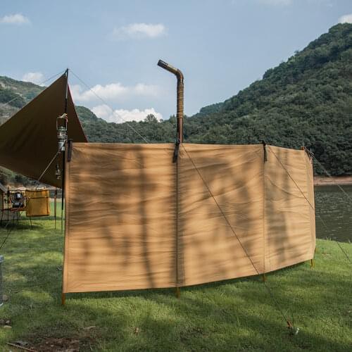 Naturehike Array Screen Cotton Windproof Sun Shelter Wind Screen Picnic BBQ Windbreak Sunshade Curtain Stable Barrier Guardrail