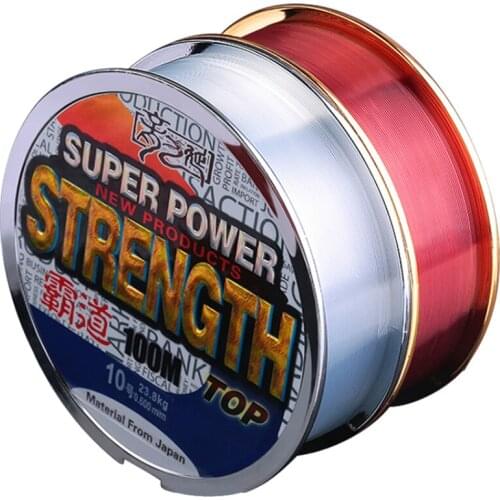 High Quality Carbon Fiber 100m Fishing Line Japan Imported Fishing Gear Lure Line Carp Rock Fishing Gear Wire 0.4-10