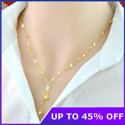 S925 sterling silver female necklace 2021 new fashion jewelry womens three color Thai silver personality necklace Free Shipping